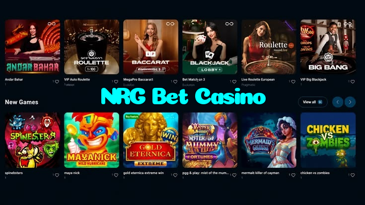 NRG Bet Casino خوش آمدید بونس +600% پیشکش موبائل ایپ کے پروموشن سیکشن میں دکھائی دیتی ہے۔