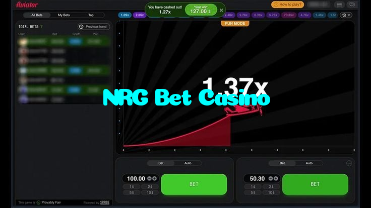 available types of NRG Bet Casino bet including pre-match live express and system bets